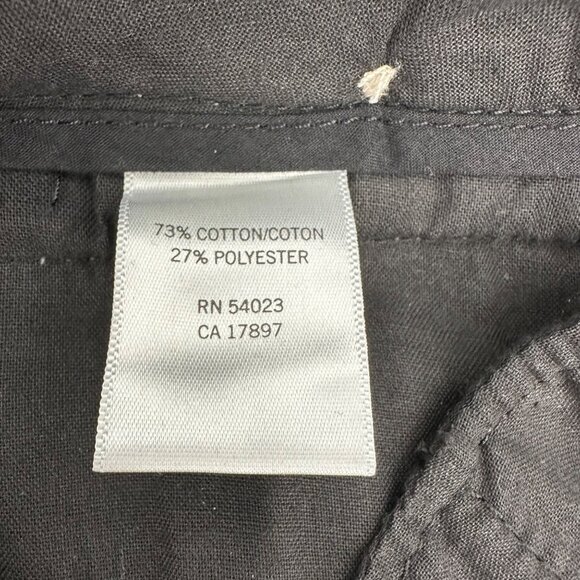 NWT Banana Republic Womens Black Mid Rise Flared Trouser Jean Sz. 31/12L - Picture 9 of 12